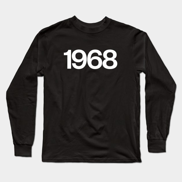 1968 Long Sleeve T-Shirt by Monographis